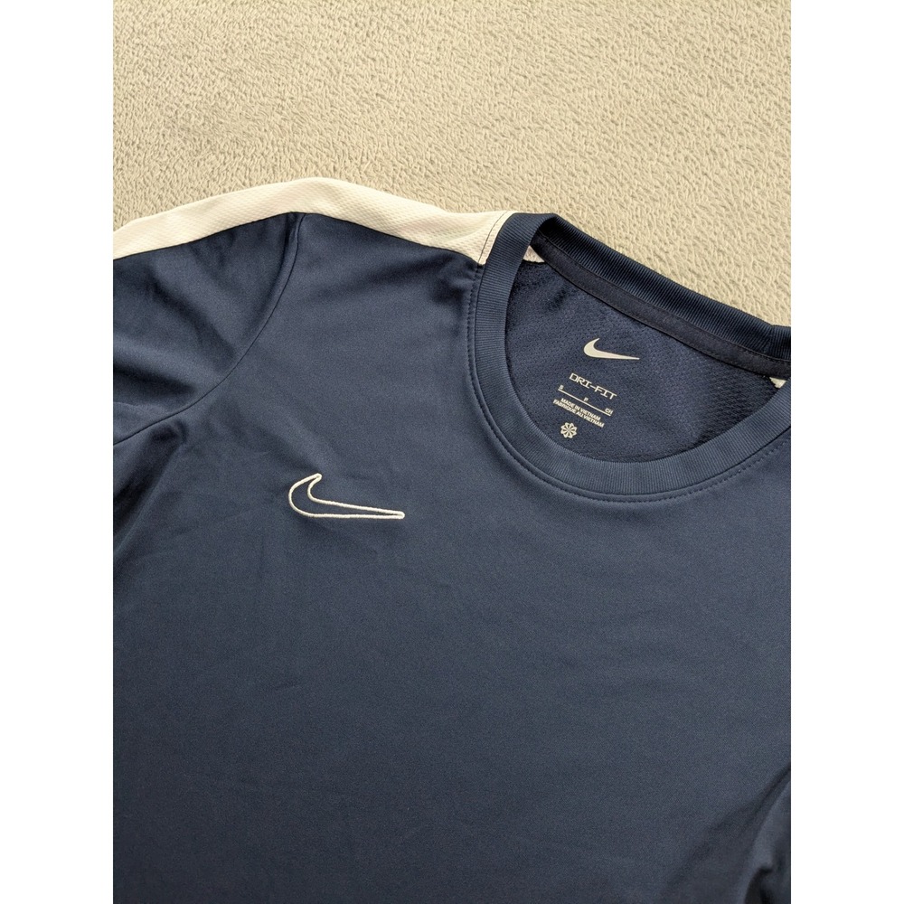 Nike Womens Dri-FIT Soccer Training Jersey Navy Blue White DX0521-451 Small NWT